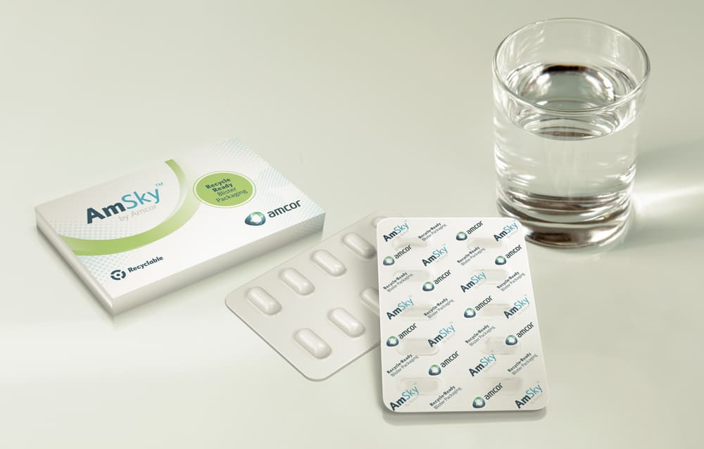 AmSky blister system recyclable healthcare packaging