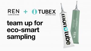 TUBEX launches the Monotube - and teams up with REN Clean Skincare for eco-smart sampling