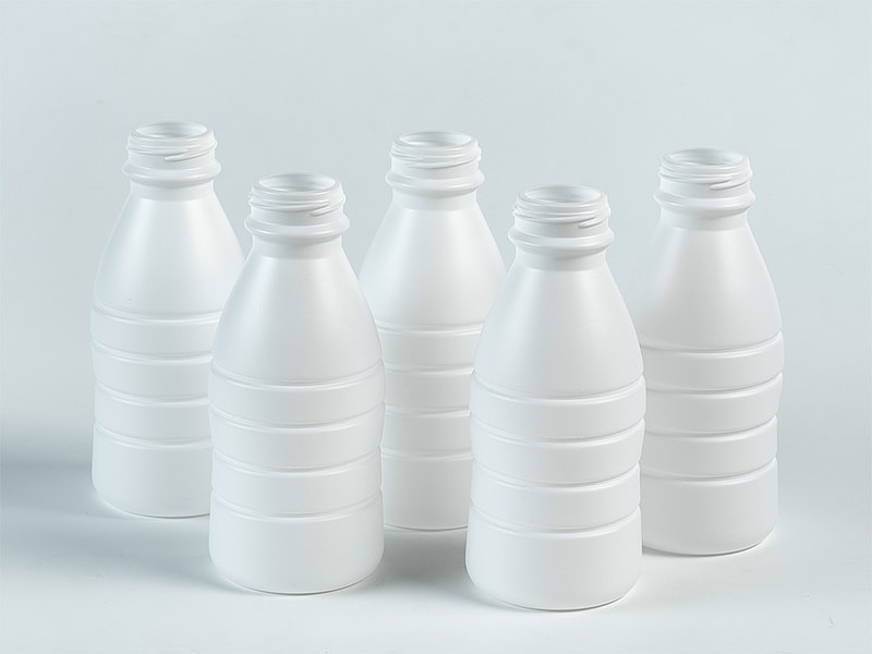 HDPE milk bottles